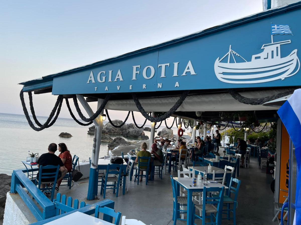 Agia Fotia Taverna Kerames Dış mekan fotoğraf