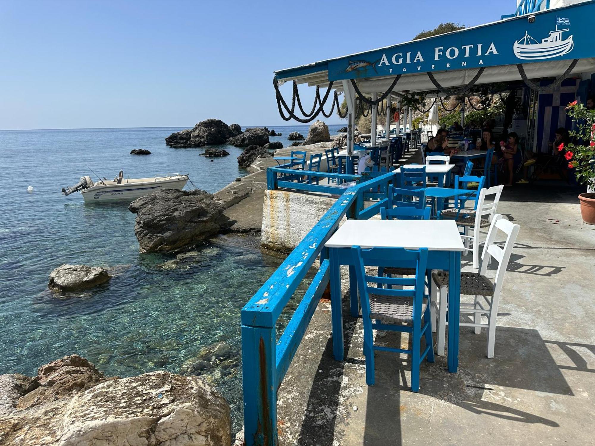 Agia Fotia Taverna Kerames Dış mekan fotoğraf