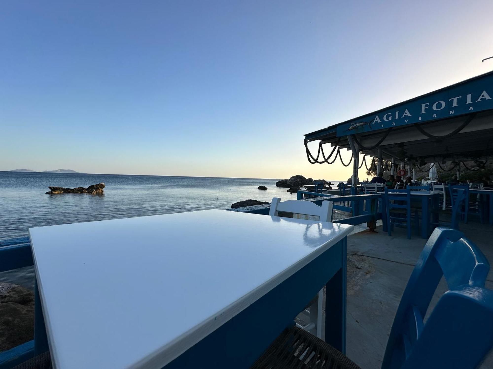 Agia Fotia Taverna Kerames Dış mekan fotoğraf